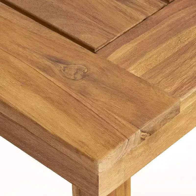 Christopher Knight Home Catalopa, ensemble de salle à manger 7 pièces en bois d'acacia et résine, noir/teck