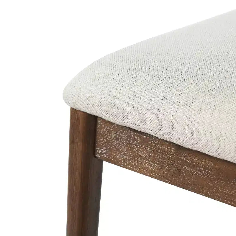 Sgabelli da bancone imbottiti Christopher Knight Home Alexandra Farmhouse in legno di gomma con schienale curvo (Set di 4)