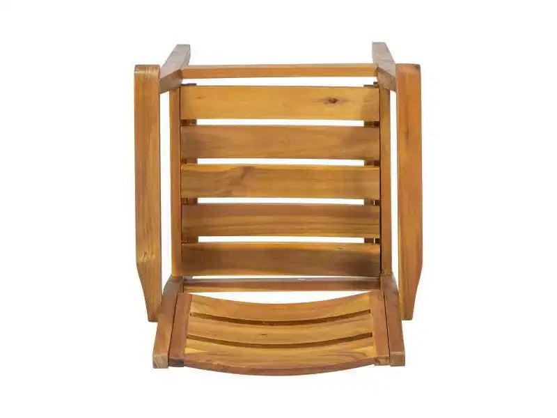 Stamford Set da Pranzo Rotondo da 5 Pezzi in Legno di Acacia Teak: Resistente agli Agenti Atmosferici, 4 Sedie - Christopher Knight Home