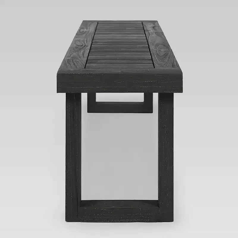 Ensemble de salle à manger 6 pièces en bois d'acacia Nestor - Gris foncé/Gris clair - Christopher Knight Home