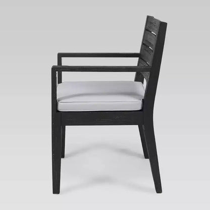 Ensemble de salle à manger 6 pièces en bois d'acacia Nestor - Gris foncé/Gris clair - Christopher Knight Home