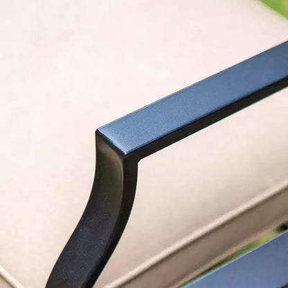 Set da patio da 5 pezzi con tavolo in metallo da 37" e sedie a braccioli girevoli - Captiva Designs