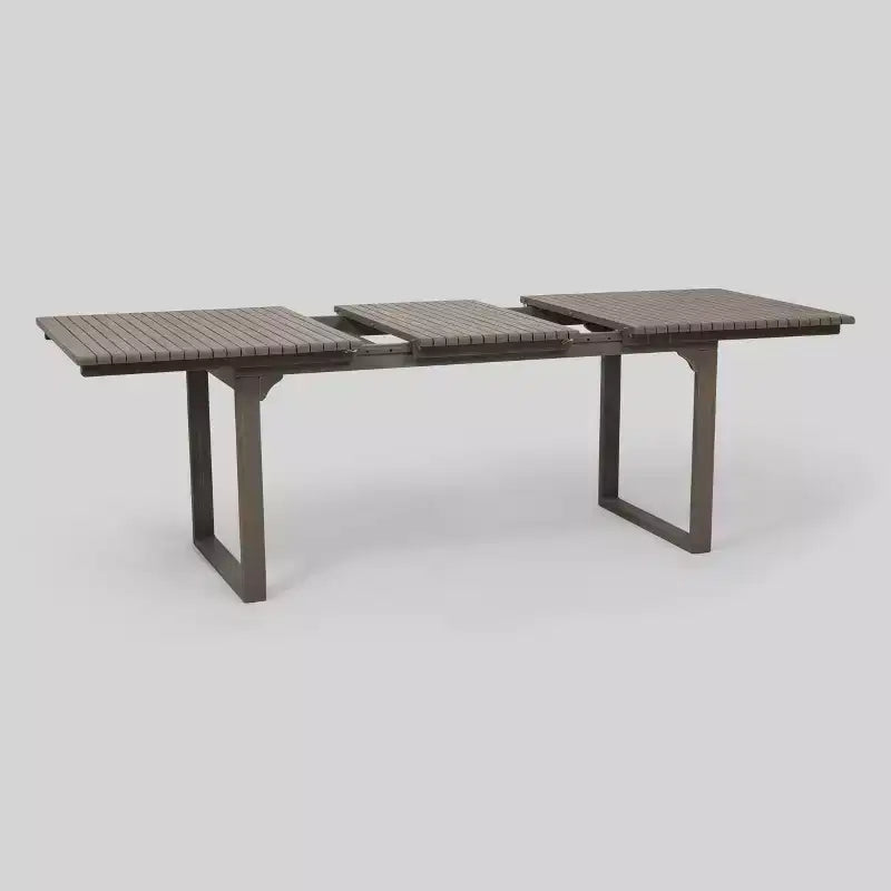 Ensemble de salle à manger extensible 9 pièces en bois d'acacia gris Belasera - Christopher Knight Home