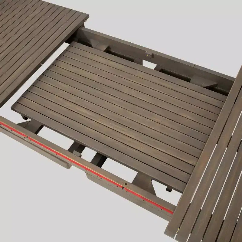 Ensemble de salle à manger extensible 9 pièces en bois d'acacia gris Belasera - Christopher Knight Home