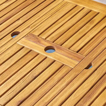 Davenport Set da pranzo espandibile 9 pezzi in legno e vimini: Struttura in acacia, Rattan PE - Christopher Knight Home