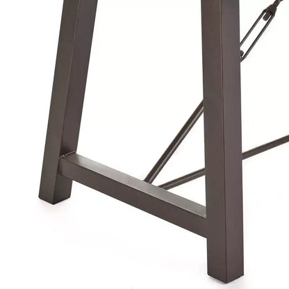 Ensemble de salle à manger 7 pièces en bois et osier Spencer - Marron - Christopher Knight Home : Résistant aux intempéries, cadre en aluminium