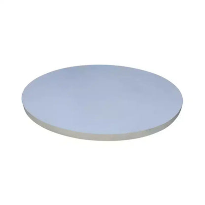 Set da pranzo da esterno International Concepts in teak, 5 pezzi, con tavolo rotondo e sedie: cuscini in schiuma, ferramenta in metallo