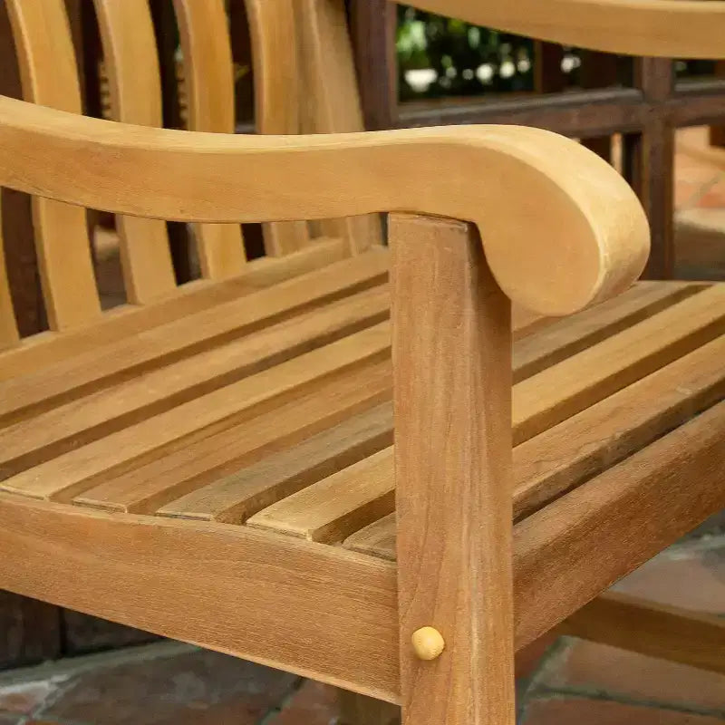 Ensemble repas d'extérieur 5 pièces en bois de teck Sonoma Lane Gresham - Résistant aux intempéries