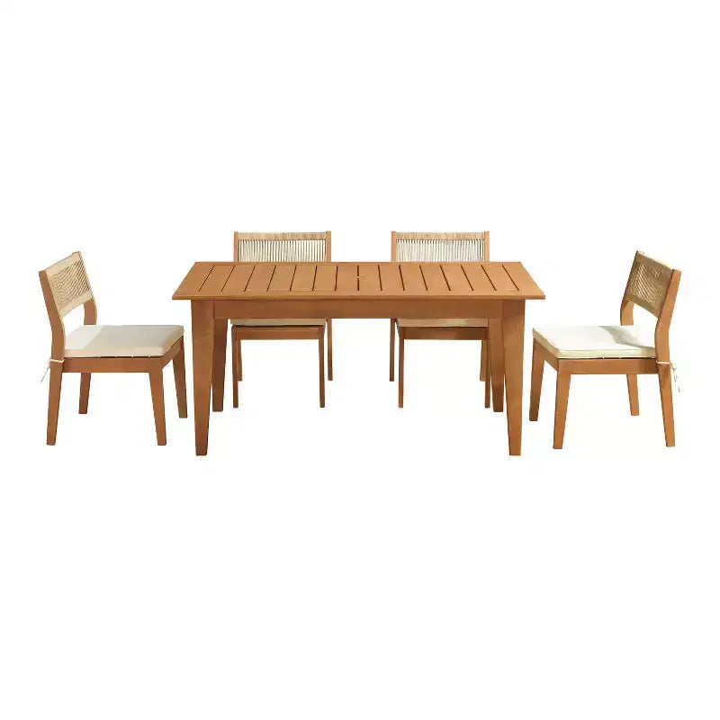 Ensemble de salle à manger d'extérieur 5 pièces Alaterre Furniture Barton
