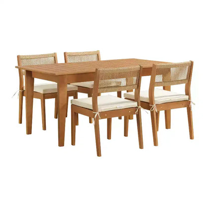 Ensemble de salle à manger d'extérieur 5 pièces Alaterre Furniture Barton