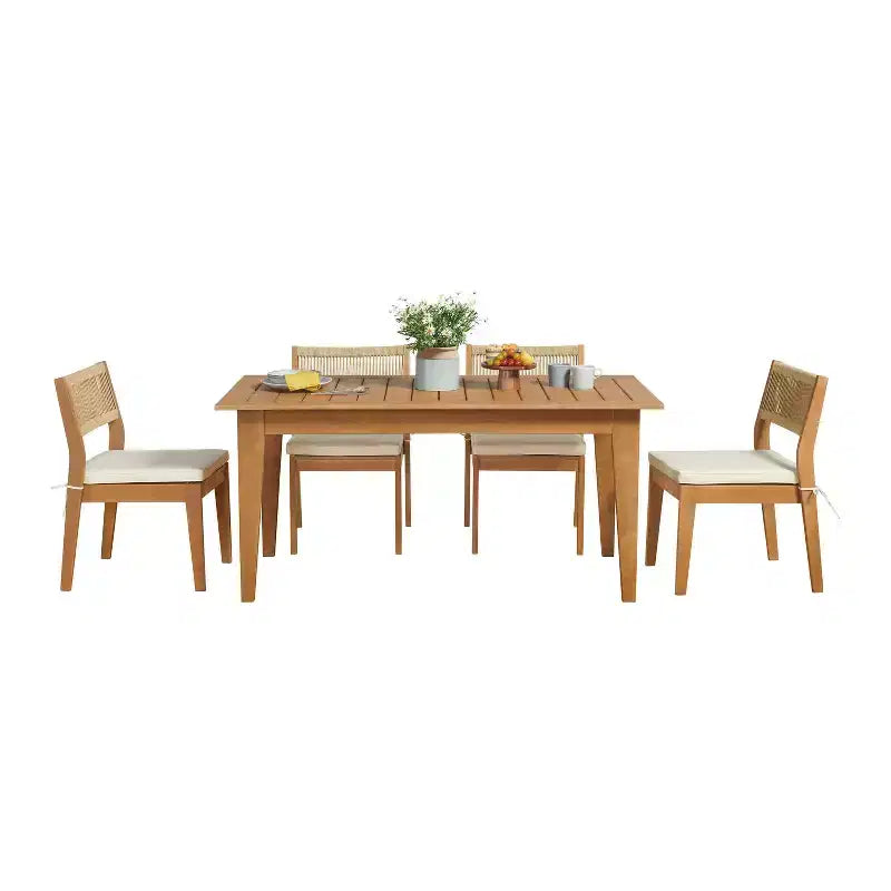 Ensemble de salle à manger d'extérieur 5 pièces Alaterre Furniture Barton