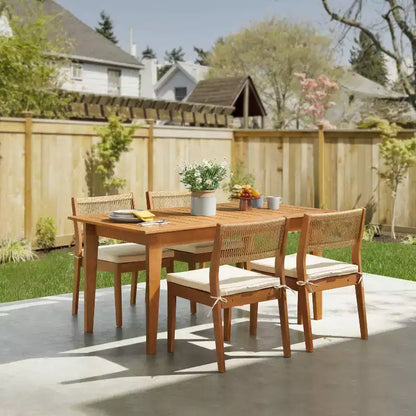 Ensemble de salle à manger d'extérieur 5 pièces Alaterre Furniture Barton