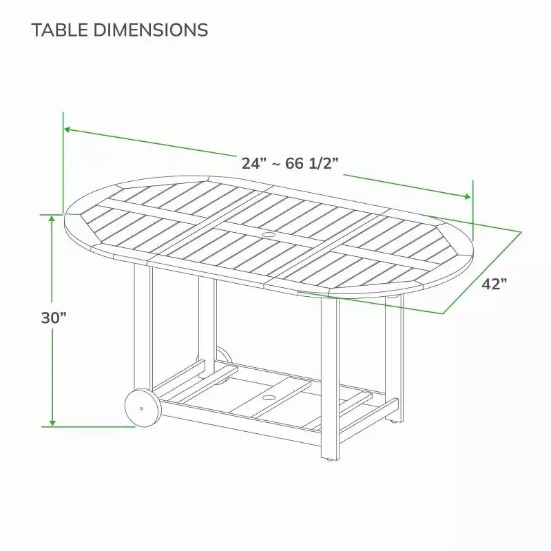 Ensemble de salle à manger d'extérieur pliant 7 pièces en teck Sonoma Lane Belton avec coussins Sunbrella Cast Shale – Meubles de patio résistants aux intempéries