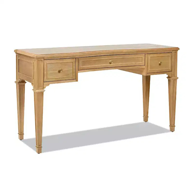 Scrivania direzionale in legno a 3 cassetti Dauphin 55 di Jennifer Taylor Home