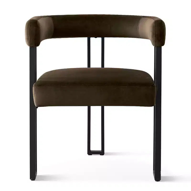 Set tavolo da pranzo allungabile da 120-210 cm per 4 persone, tavolo nero e 4 sedie da pranzo imbottite in velluto con gambe in metallo, stile moderno