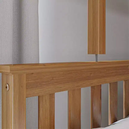 Letto a Castello in Legno Massello Max & Lily, una Piazza e Mezza con Letto Estraibile Contenitore e Scaletta per Bambini