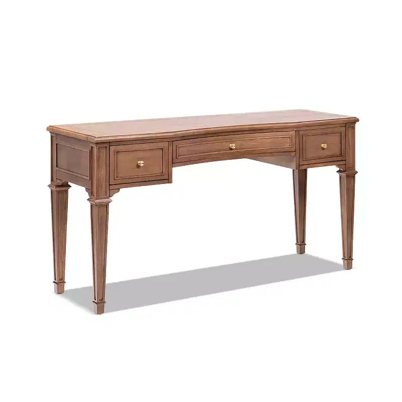 Scrivania direzionale in legno a 3 cassetti Dauphin 55 di Jennifer Taylor Home