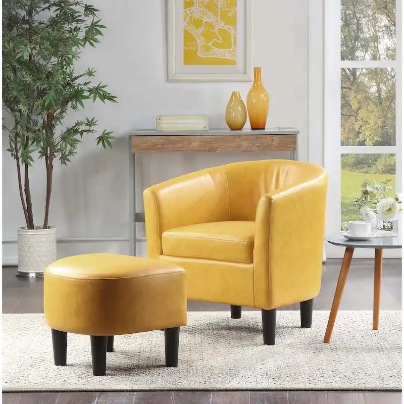 Convenience Concepts Take a Seat Churchill, Poltrona e Pouf