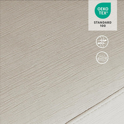 MCombo Poltrona Reclinabile Basculante Elettrica Oversize senza Braccioli con Doppio Motore, Reclinabile Zeroarms Perfetta per Soggiorno in Tessuto PR607