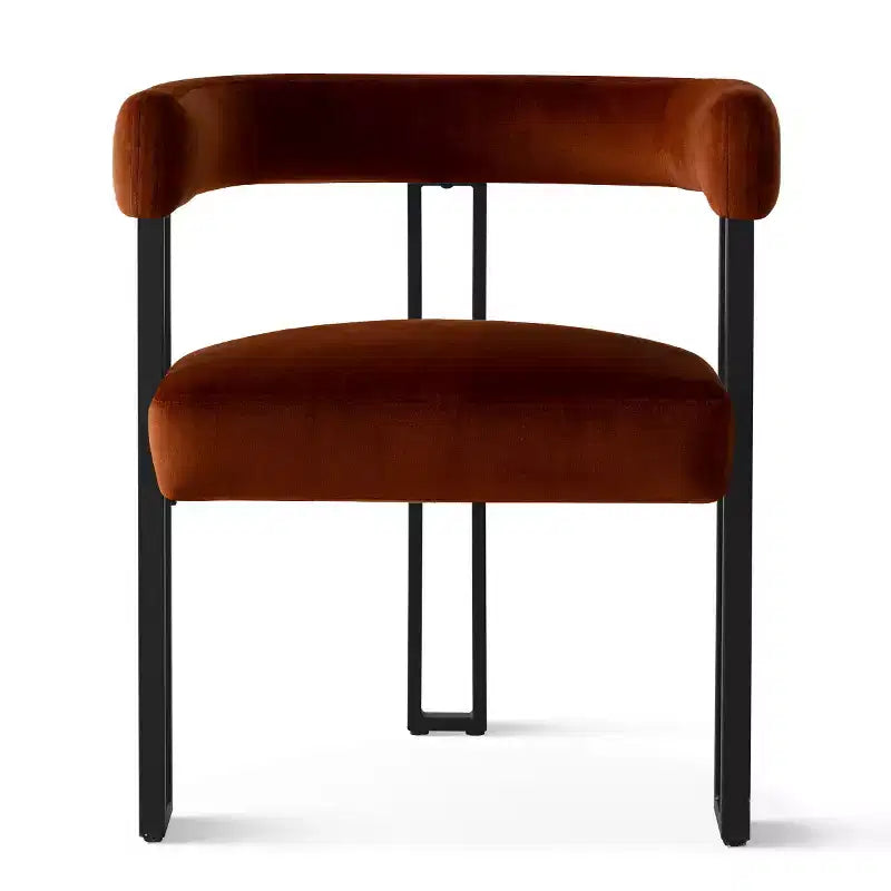 Set tavolo da pranzo allungabile da 120-210 cm per 4 persone, tavolo nero e 4 sedie da pranzo imbottite in velluto con gambe in metallo, stile moderno