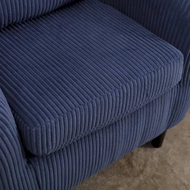 Fauteuil style moderne Fauteuil crapaud avec coussin et oreiller, canapé simple