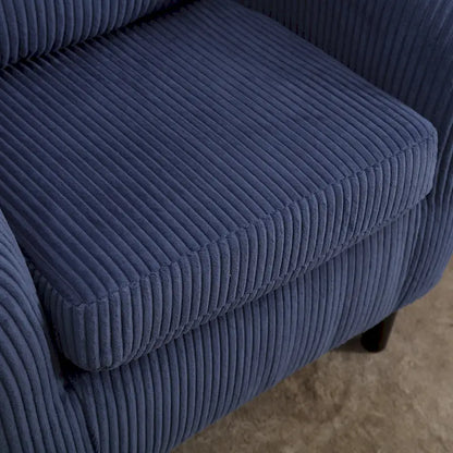 Fauteuil style moderne Fauteuil crapaud avec coussin et oreiller, canapé simple