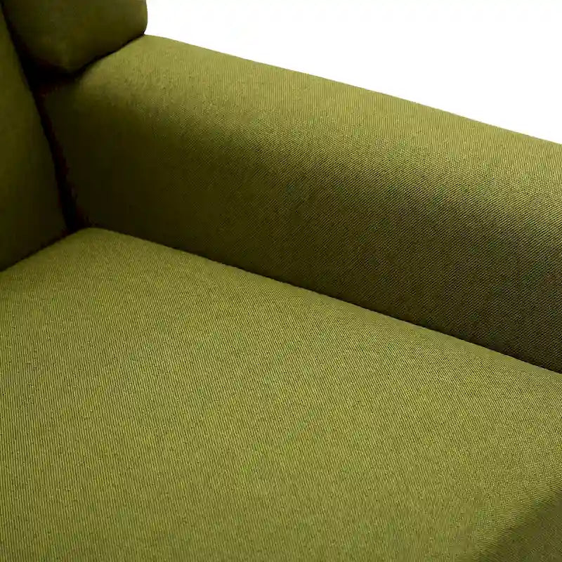 Fauteuil d'appoint en lin, à oreilles, lot de 2