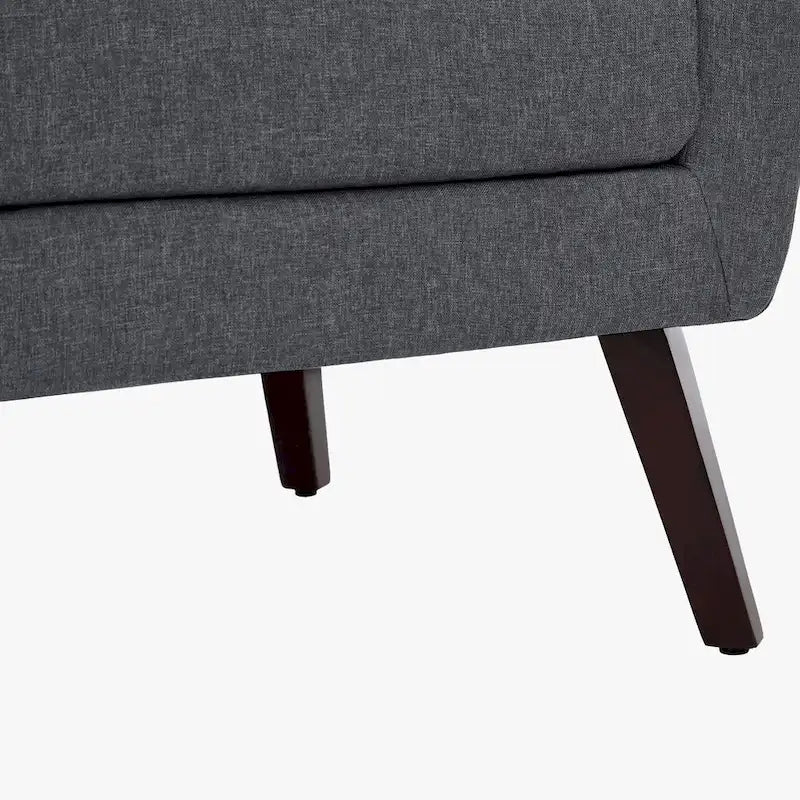 Fauteuil d'appoint en lin, à oreilles, lot de 2