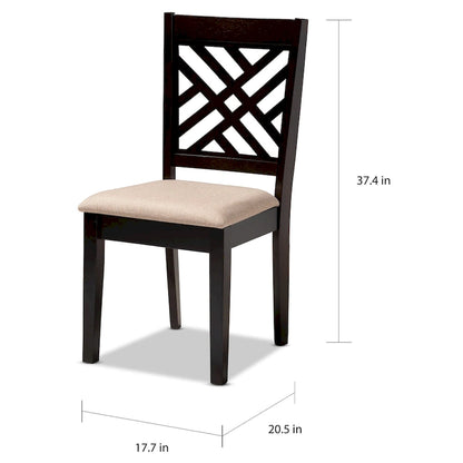 Set di 4 sedie da pranzo moderne e contemporanee