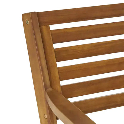 Set da pranzo da esterno ModernLuxe in legno con cuscini per 3/5/7 persone, finitura teak
