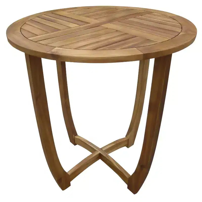 Set da pranzo da esterno ModernLuxe in legno con cuscini per 3/5/7 persone, finitura teak