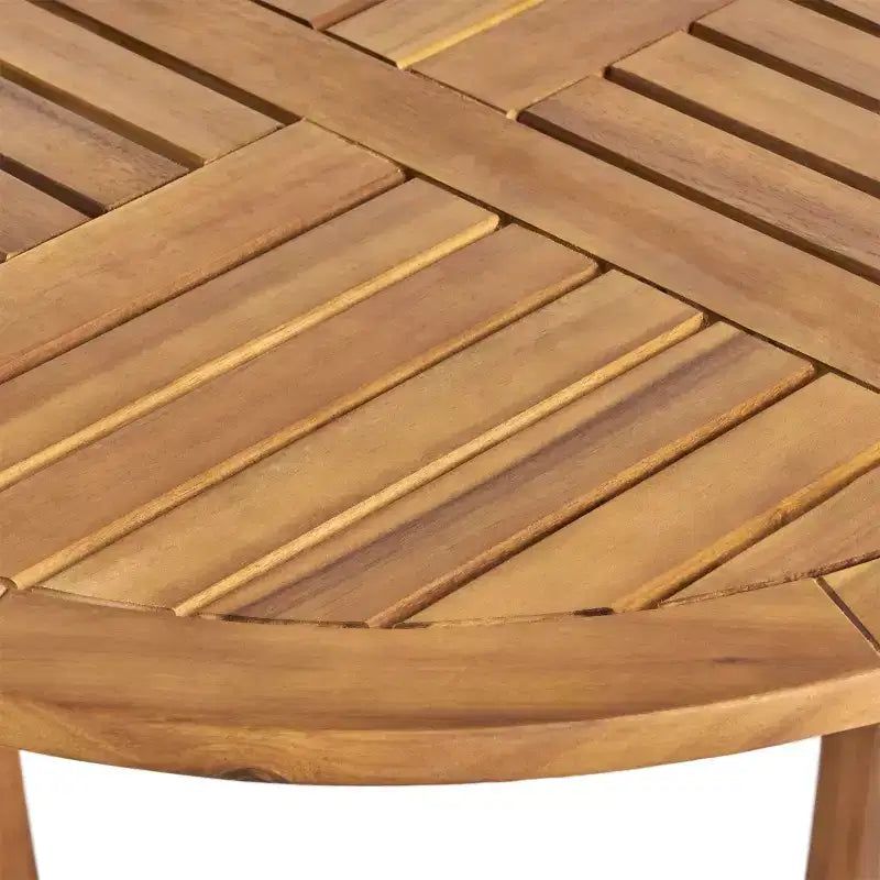 Set da pranzo da esterno ModernLuxe in legno con cuscini per 3/5/7 persone, finitura teak