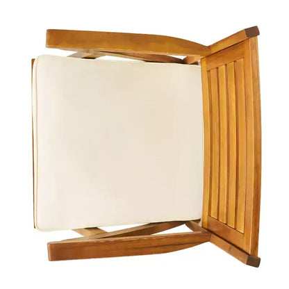Set da pranzo da esterno ModernLuxe in legno con cuscini per 3/5/7 persone, finitura teak