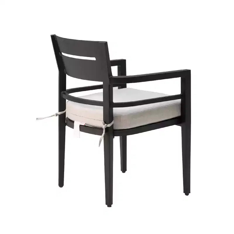 Christopher Knight Home Ensemble de salle à manger extérieur 5 pièces en aluminium 40" carré avec tissu Sunbrella