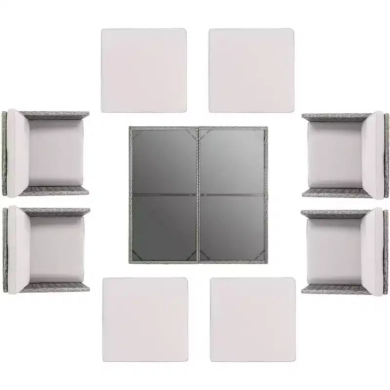 Ensemble repas d'extérieur Enerson - Intérieur/extérieur - PAT7523 - Safavieh