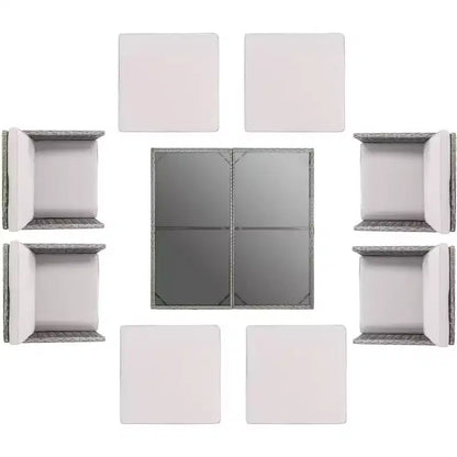 Ensemble repas d'extérieur Enerson - Intérieur/extérieur - PAT7523 - Safavieh