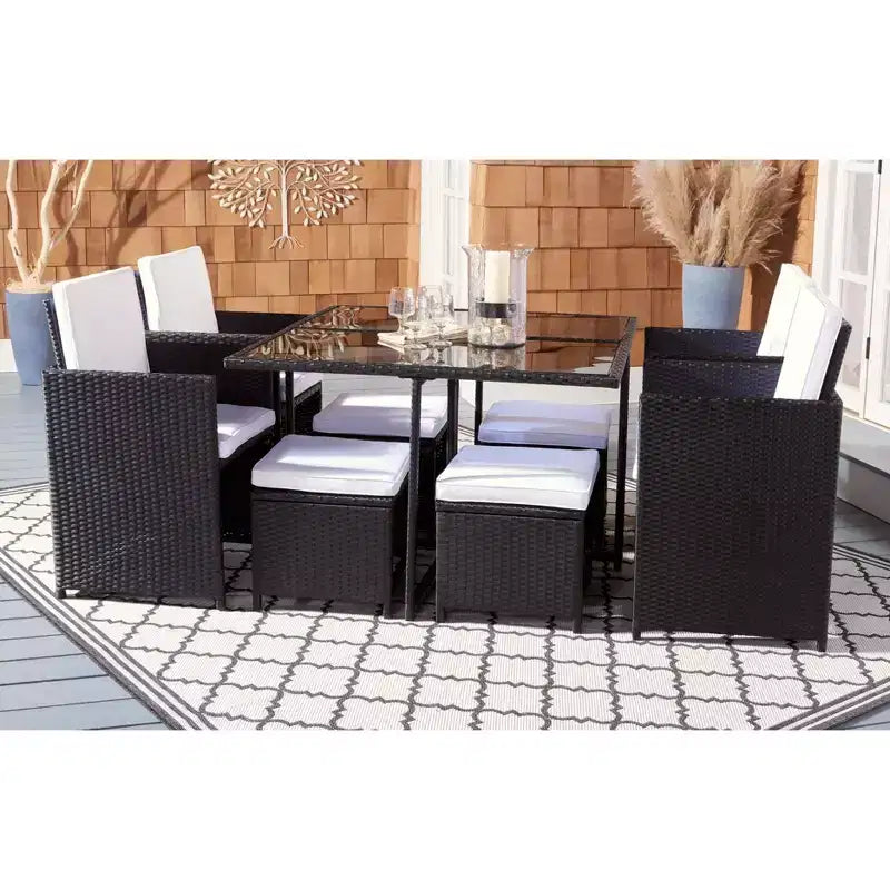 Ensemble repas d'extérieur Enerson - Intérieur/extérieur - PAT7523 - Safavieh