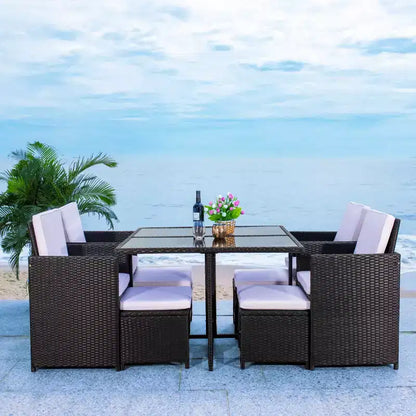 Ensemble repas d'extérieur Enerson - Intérieur/extérieur - PAT7523 - Safavieh