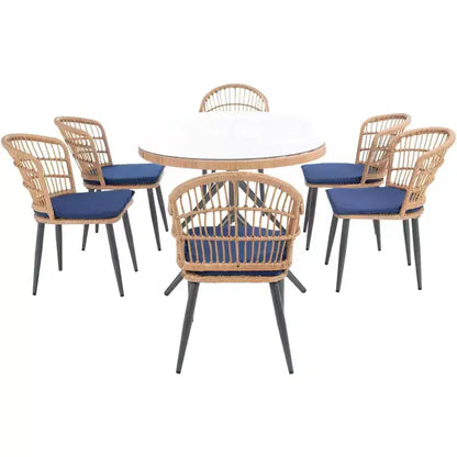 Set da pranzo 7 pezzi Genser - Interno/Esterno - PAT9011 - Safavieh