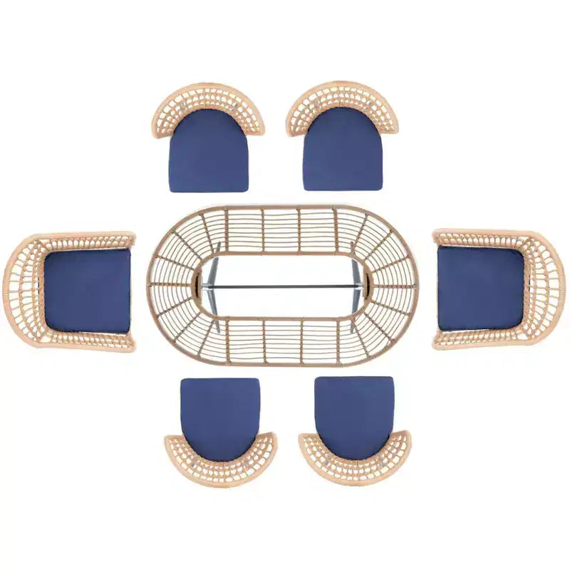 Set da pranzo 7 pezzi Genser - Interno/Esterno - PAT9011 - Safavieh
