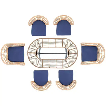 Set da pranzo 7 pezzi Genser - Interno/Esterno - PAT9011 - Safavieh