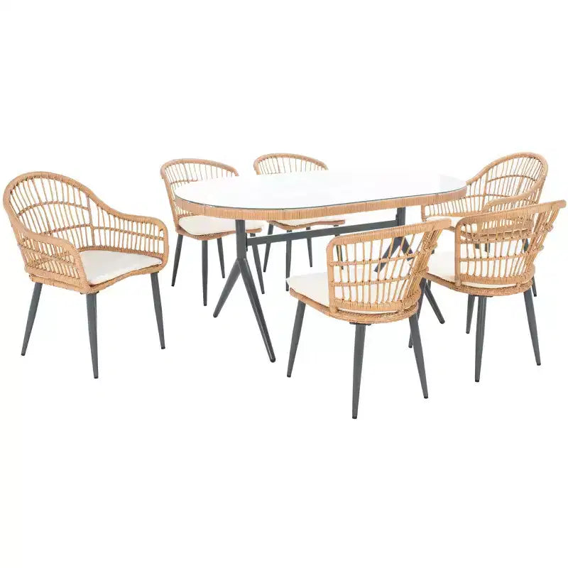 Set da pranzo 7 pezzi Genser - Interno/Esterno - PAT9011 - Safavieh