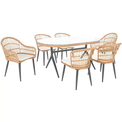 Set da pranzo 7 pezzi Genser - Interno/Esterno - PAT9011 - Safavieh