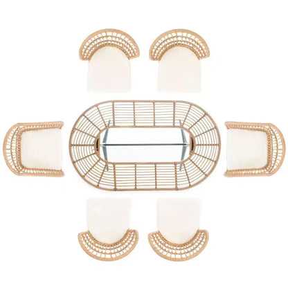 Set da pranzo 7 pezzi Genser - Interno/Esterno - PAT9011 - Safavieh