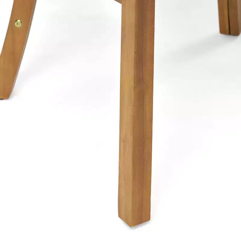 Christopher Knight Home Tamaron - Set da pranzo espandibile a 7 posti da esterno in legno di acacia con cuscini, colore teak e crema