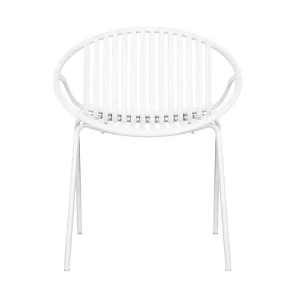 Christopher Knight Home Pablo set da pranzo moderno da 7 pezzi da esterno con sedia impilabile
