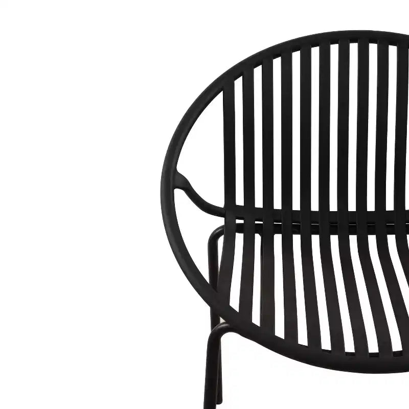 Ensemble de salle à manger d'extérieur moderne Christopher Knight Home Paddy 7 pièces en métal et polypropylène avec chaises empilables