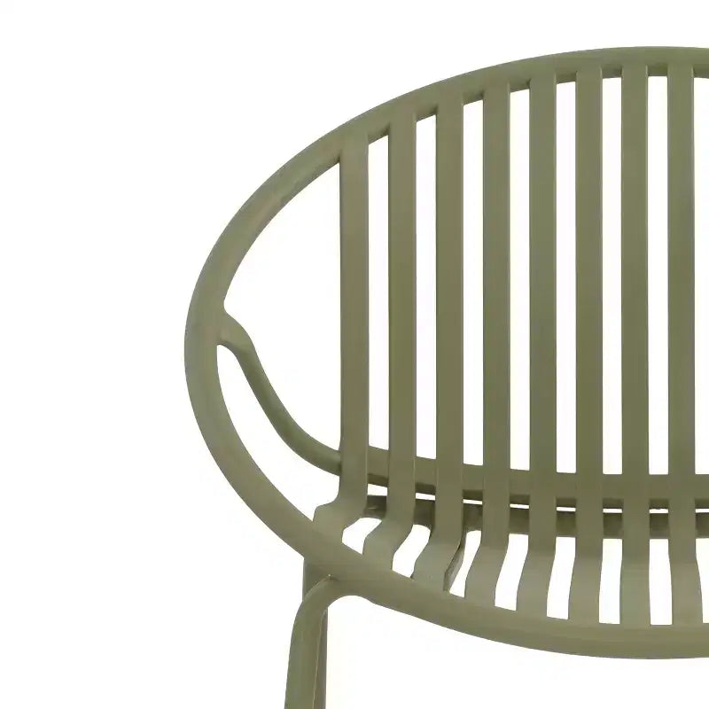 Ensemble de salle à manger d'extérieur moderne Christopher Knight Home Paddy 7 pièces en métal et polypropylène avec chaises empilables