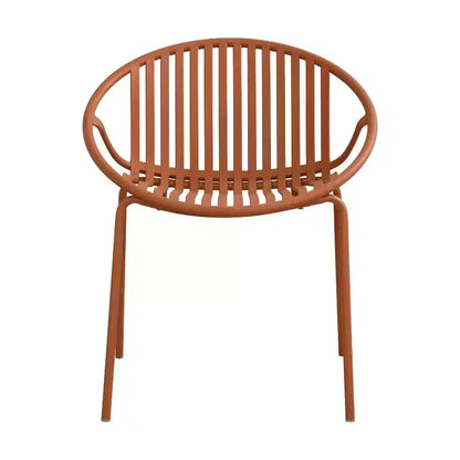 Ensemble de salle à manger d'extérieur moderne Christopher Knight Home Paddy 7 pièces en métal et polypropylène avec chaises empilables