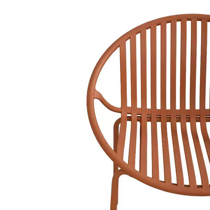 Ensemble de salle à manger d'extérieur moderne Christopher Knight Home Paddy 7 pièces en métal et polypropylène avec chaises empilables